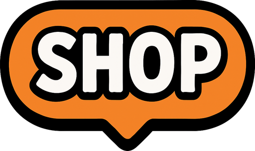 shopButton.
In-Game asset.  2d.  High contrast.  No shadows