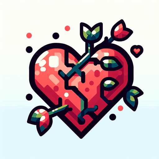coeur.
Single Game Texture. In-Game asset. 2d. Blank background. High contrast. No shadows.