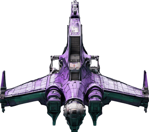 The ship's dominant color will be purple