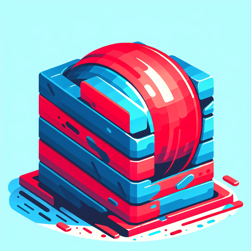 obstacle red and blu.
Single Game Texture.  In-Game asset.  2d.  Blank background.  High contrast.  No shadows