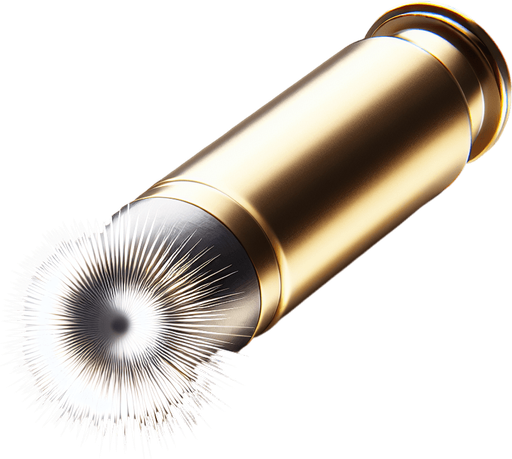 single bullet two d.
Single Game Texture.  In-Game asset.  2d.  Blank background.  High contrast.  No shadows