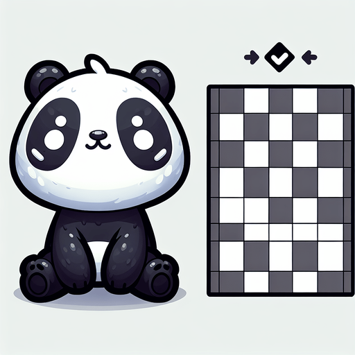 Panda.
Single Game Texture.  In-Game asset.  2d.  Blank background.  No shadows