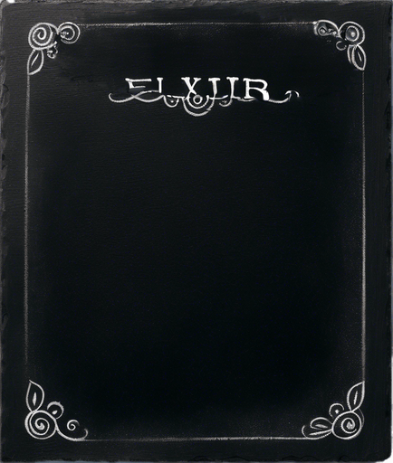 Title "ELIXIR" handwritten in chalk at the top
