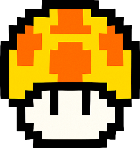 8bit powerUp.
In-Game asset.  2d.  High contrast.  No shadows