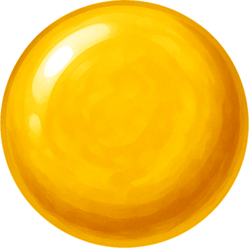gerçekçi bir şeker. yuvarlak bir şeker ve sarı renk. aynı candy2 deki gibi olsun.
In-Game asset.  2d.  High contrast.  No shadows
