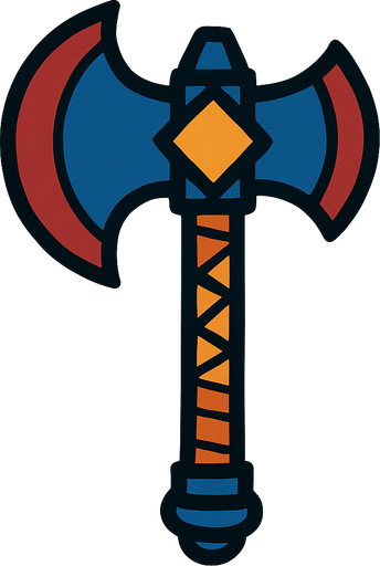 weapon.
In-Game asset.  2d.  High contrast.  No shadows