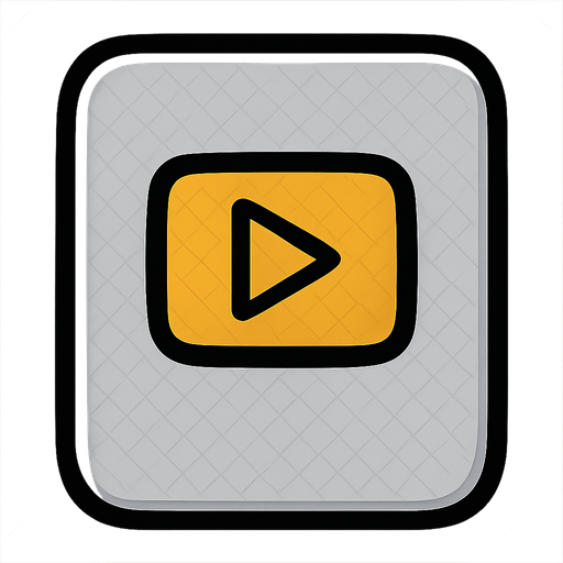 Youtube silver play button.
In-Game asset.  2d.  High contrast.  No shadows