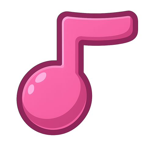 Same note no background only change is it will be pink