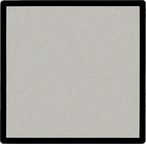 A light gray square with black borders. Realistic appearance and brightness
In-Game asset.  2d.  High contrast.  No shadows