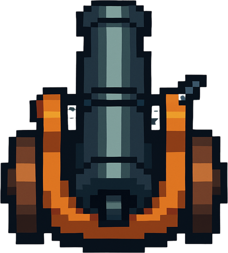 Cañon pixel vista desde arriba.
In-Game asset.  2d.  High contrast.  No shadows