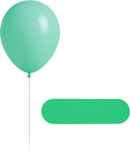 make it completely green no shadow