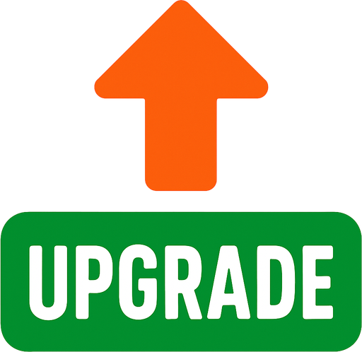 upgradeIndicator.
In-Game asset.  2d.  High contrast.  No shadows