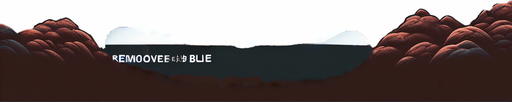 remove blue