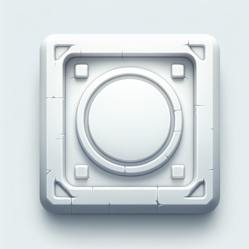white simple square. rounded corners. plain. no lines inside. in game asset. high quality. Single Game Texture. In-Game asset. 2d. Blank background. High contrast. No shadows.