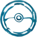 red circular valve