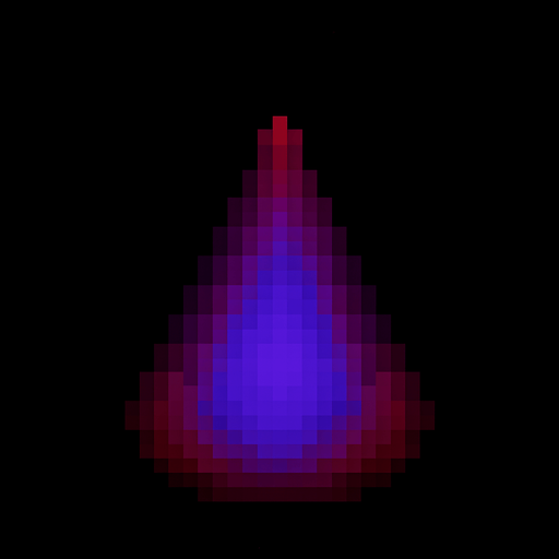 The light is red, dark red, purple, red purple, dark blue