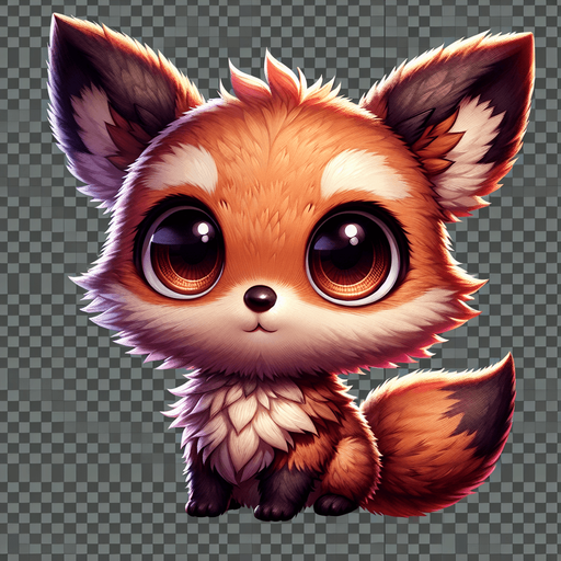 Pokemon Eevee icon, profile image, png transparent background round circle.
Single Game Texture. In-Game asset. 2d. Blank background. High contrast. No shadows.