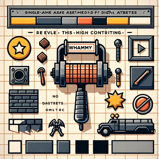 Whammy bar.
Single Game Texture.  In-Game asset.  2d.  Blank background.  High contrast.  No shadows