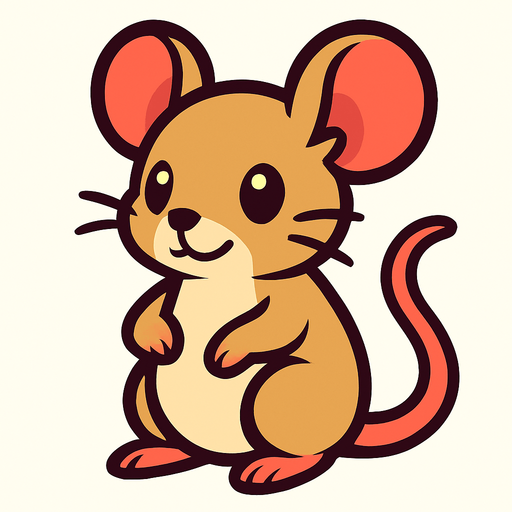 Mouse.
In-Game asset.  2d.  High contrast.  No shadows