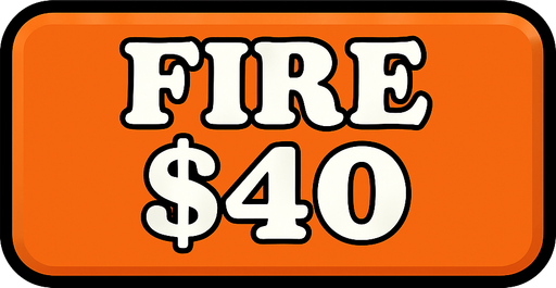 Make button orange and change test to say 'Fire $40'
