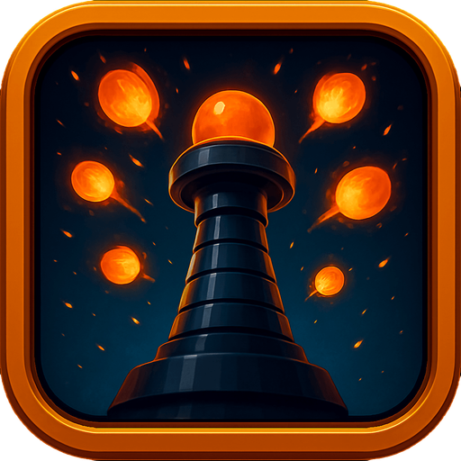 Вместо огненного кольца, огненные шары разлетающие вверх в разные стороны