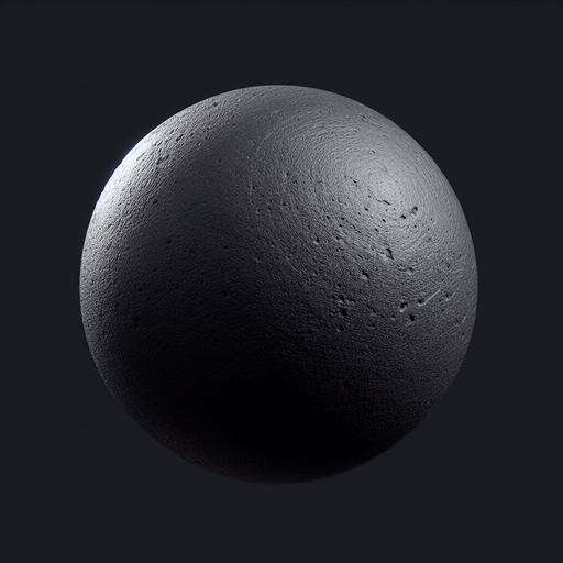 cannonball.
Single Game Texture. In-Game asset. 2d. Blank background. High contrast. No shadows.