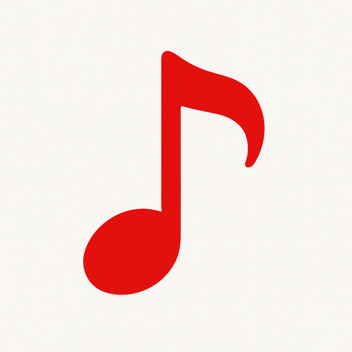 2d kirmiz renkte golgesiz bir nota olustur.
In-Game asset.  2d.  High contrast.  No shadows