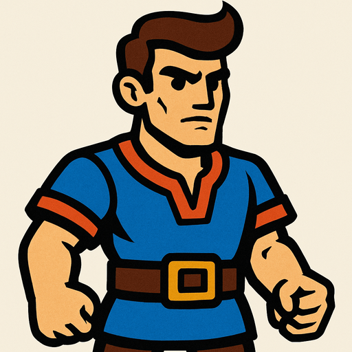 Karekter insan.
In-Game asset.  2d.  High contrast.  No shadows