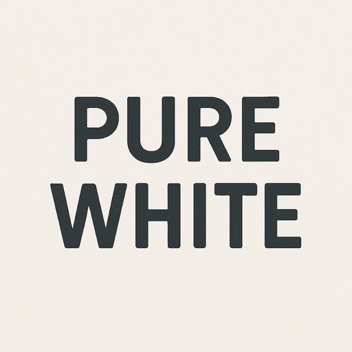 Pure white