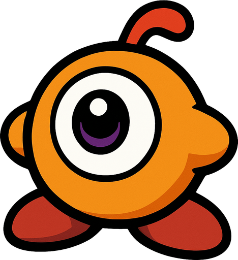Waddle doo.
In-Game asset.  2d.  High contrast.  No shadows