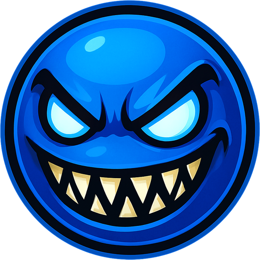 Make it a blue ball with a evil face.
In-Game asset.  High contrast.  No shadows