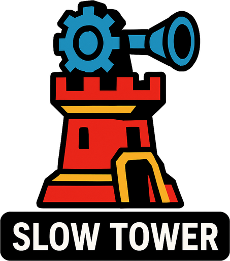 slowTowerAsset.
In-Game asset.  2d.  High contrast.  No shadows