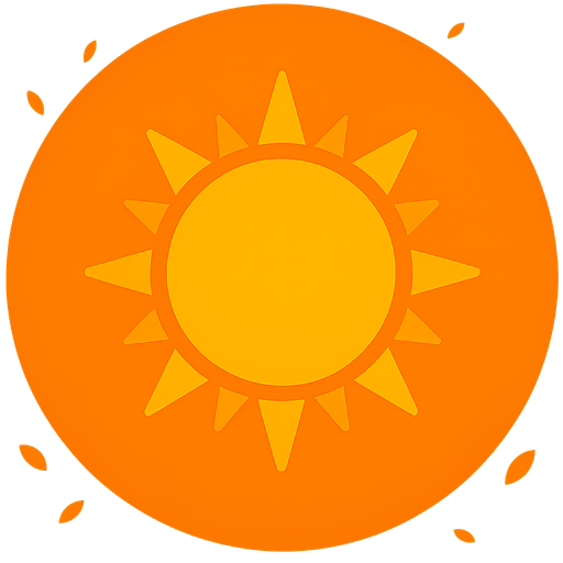 Bunun güneş versiyonunu yap ve icersindeki alev görseli yerine güneş versiyonu olsun