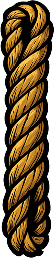 upright long rope.
In-Game asset.  2d.  High contrast.  No shadows