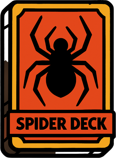 spider deck.
In-Game asset.  2d.  High contrast.  No shadows