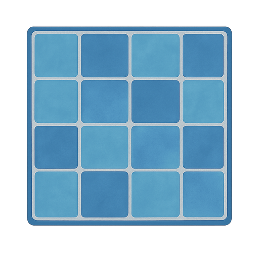 Kare mavi payans
. No background. Transparent background. Blank background. No shadows. 2d. In-Game asset. flat