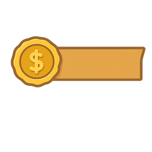 a gold coin and a empty place. No background. Transparent background. Blank background. No shadows. 2d. In-Game asset. flat