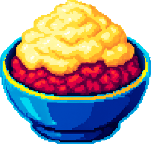 Raw batter on top of the ground fish