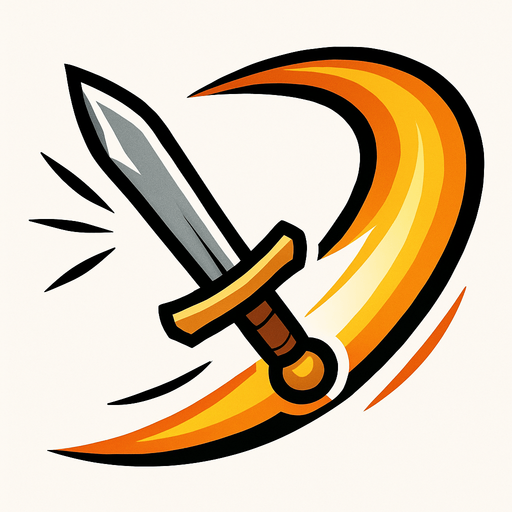 kılıç savurma efekti.
In-Game asset.  2d.  High contrast.  No shadows