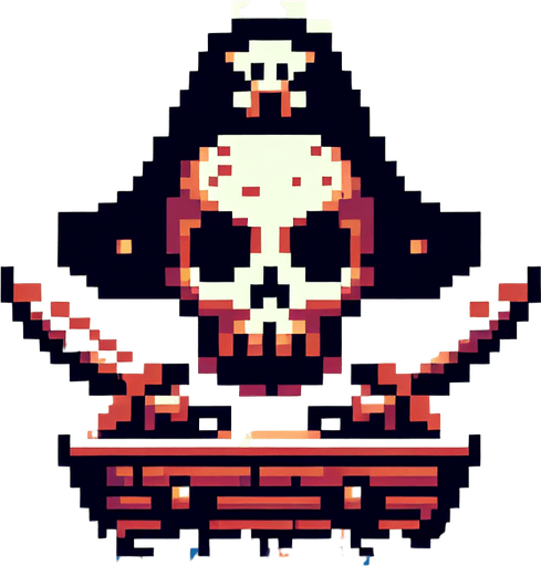 text saying "Arghhh". pirate themes. pixelated. 8 bit..
Single Game Texture. In-Game asset. 2d. Blank background. High contrast. No shadows.