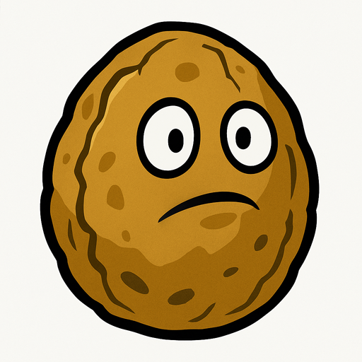 PLANT VS ZOMBİ DEKİ CEVİZ.
In-Game asset.  2d.  High contrast.  No shadows