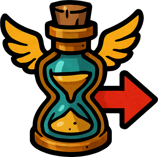 bir ortaçağ eşyası bize hız veriyor ne olur bilmiyorum.
In-Game asset.  2d.  High contrast.  No shadows