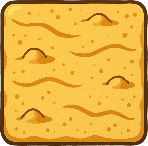 make sand.
In-Game asset.  High contrast.  No shadows