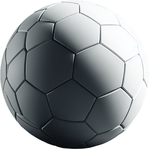 soccer ball
3d.
Single Game Texture.  In-Game asset.  2d.  Blank background.  High contrast.  No shadows