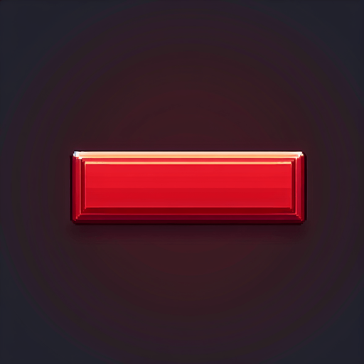 Create a plain red health bar
Single Game Texture. In-Game asset. 2d. Blank background. High contrast. No shadows.