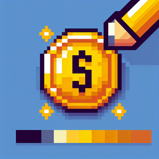 pixel gold coin.
Single Game Texture.  In-Game asset.  2d.  Blank background.  High contrast.  No shadows. coins