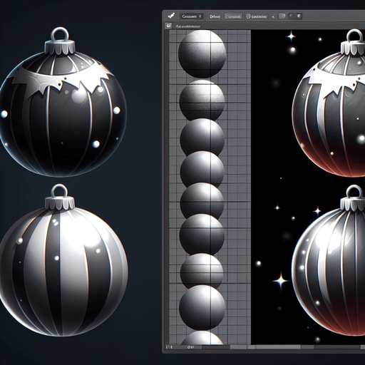 a christmas ball. plastic style. Single Game Texture. In-Game asset. 2d. Blank background. High contrast. No shadows.