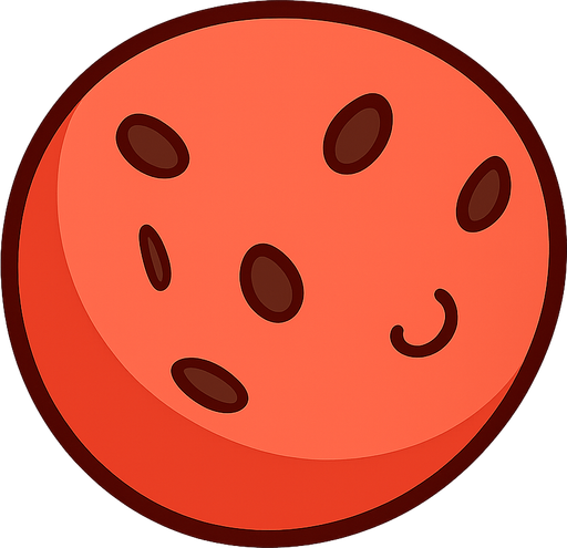 A paintball ball. No background. Transparent background. Blank background. No shadows. 2d. In-Game asset. flat