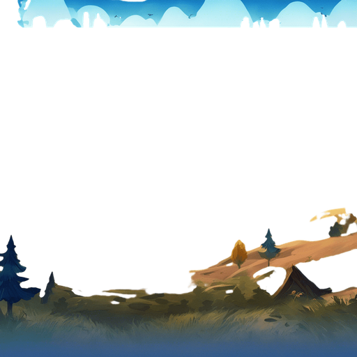 Same image but in a non-blurry, crisp game background illustration style.