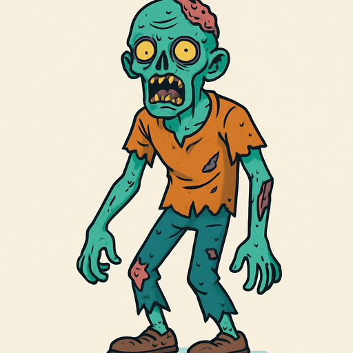 draw a single zombie.
No shadows